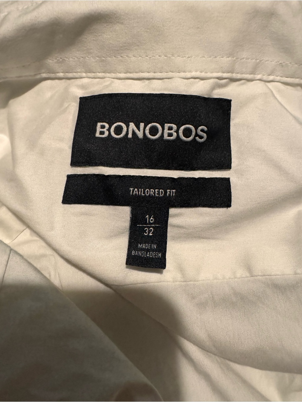 Bonobos Cream Men's Tailored Fit dressshirt